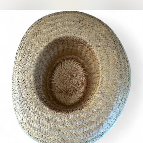 Straw Hat with Floral Band - Picture 3 of 5